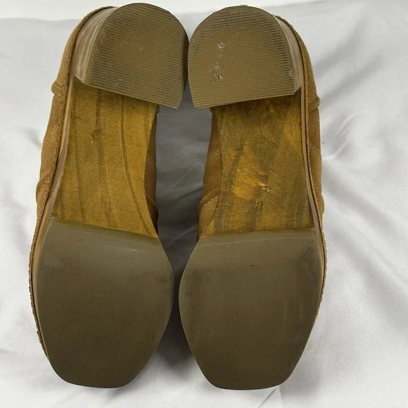 Matisse Platform Suede Boots Wood Soles Size 8 M "Joue" Exc - Picture 12 of 15